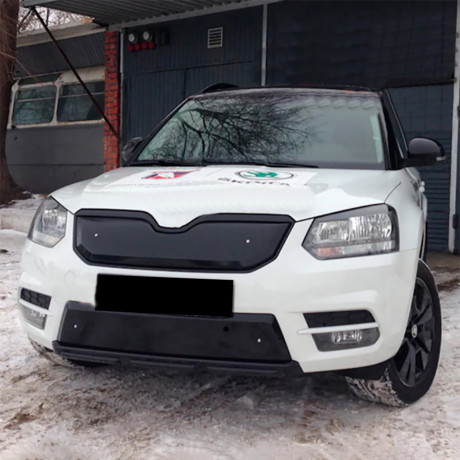 Зимний экран нижний, (под покраску) для Skoda Yeti City (2013-2018) купить недорого с доставкой в Калининград