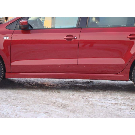 Накладки на пороги для Volkswagen Polo Sedan (2010-2020) купить недорого с доставкой в Калининград
