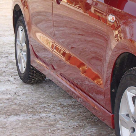Накладки на пороги для Volkswagen Polo Sedan (2010-2020) купить недорого с доставкой в Калининград