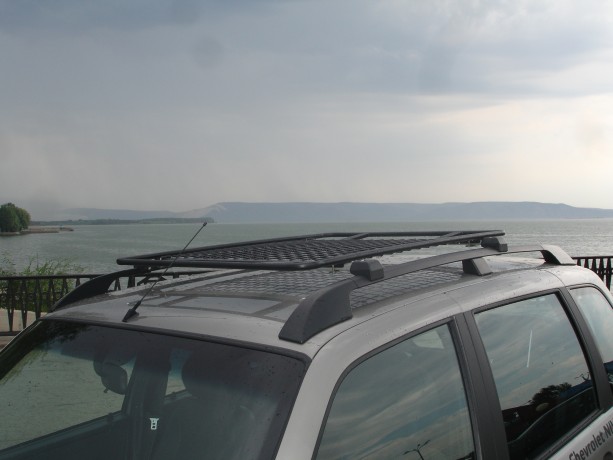 Грузовая платформа «Стандарт» для B@3 2123 "Chevrolet Niv@" (установка на штатные рейлинги ) купить недорого с доставкой в Калининград