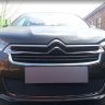 Защита радиатора "Standart" Citroen C4 седан (2013-2016) чёрная купить недорого с доставкой в Калининград