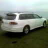 Накладки (клыки) на задний бампер (сток) Toyota Caldina (210) купить недорого с доставкой в Калининград