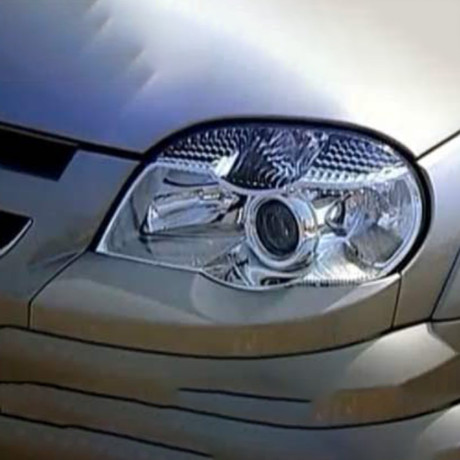 Накладки на фары (реснички) нижние №2 B@3 2123 "Chevrolet Niv@" купить недорого с доставкой в Калининград