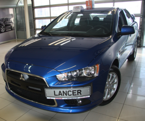 Рамка под номер на передний бампер для Mitsubishi Lancer X (2010-2016) купить недорого с доставкой в Калининград