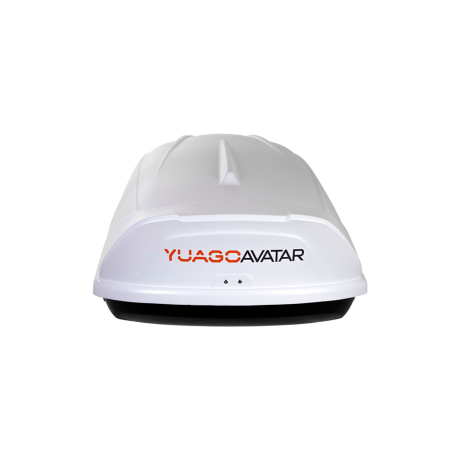 Автобокс YUAGO Avatar (тиснение) (EuroLock), белый, 460л купить недорого с доставкой в Калининград