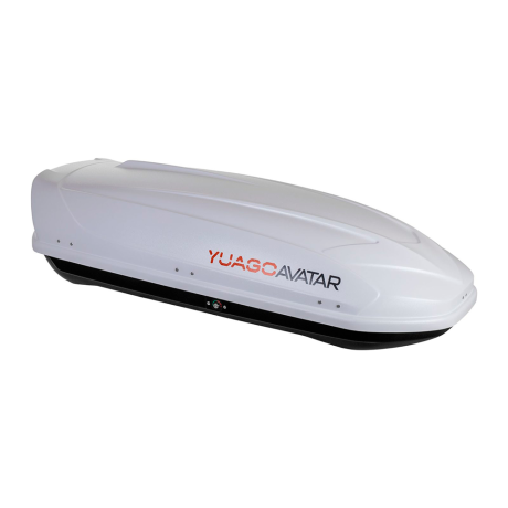 Автобокс YUAGO Avatar (тиснение) (EuroLock), белый, 460л купить недорого с доставкой в Калининград